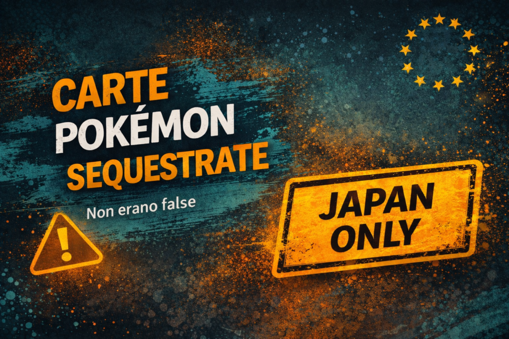 Carte Pokémon sequestrate