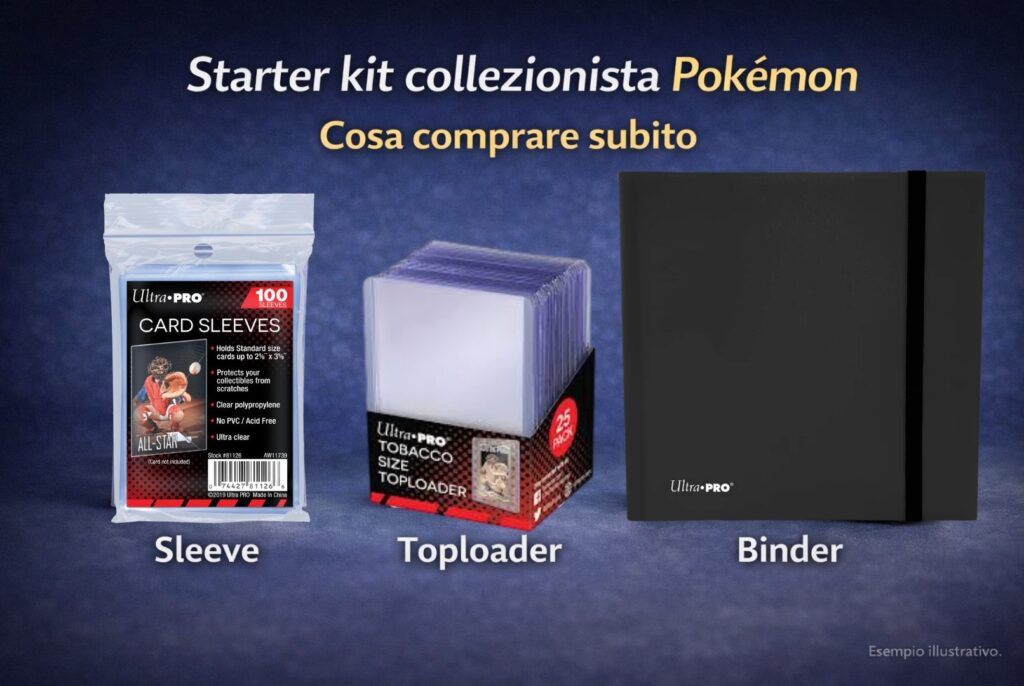 Starter kit per collezionisti Pokémon