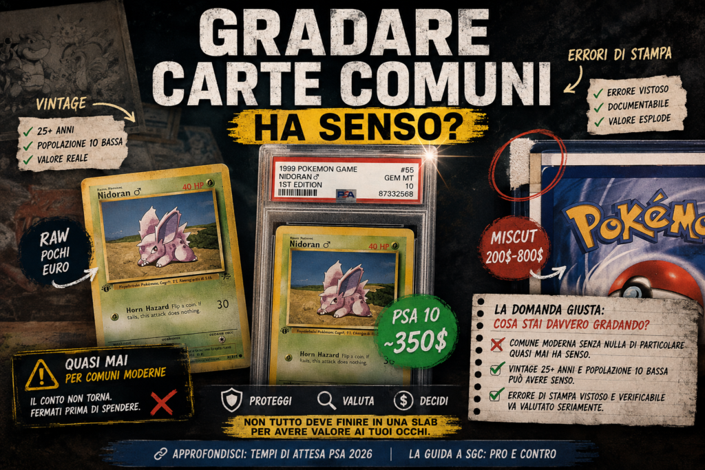 Gradare carte comuni: ha davvero senso?
