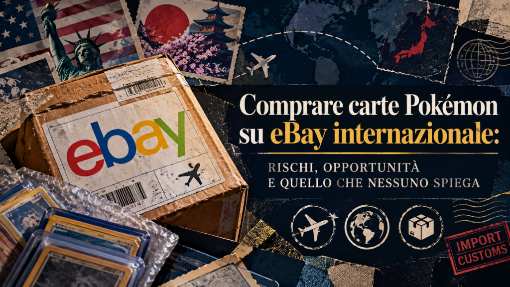 Comprare carte Pokémon su eBay internazionale con spedizioni da Giappone e Stati Uniti