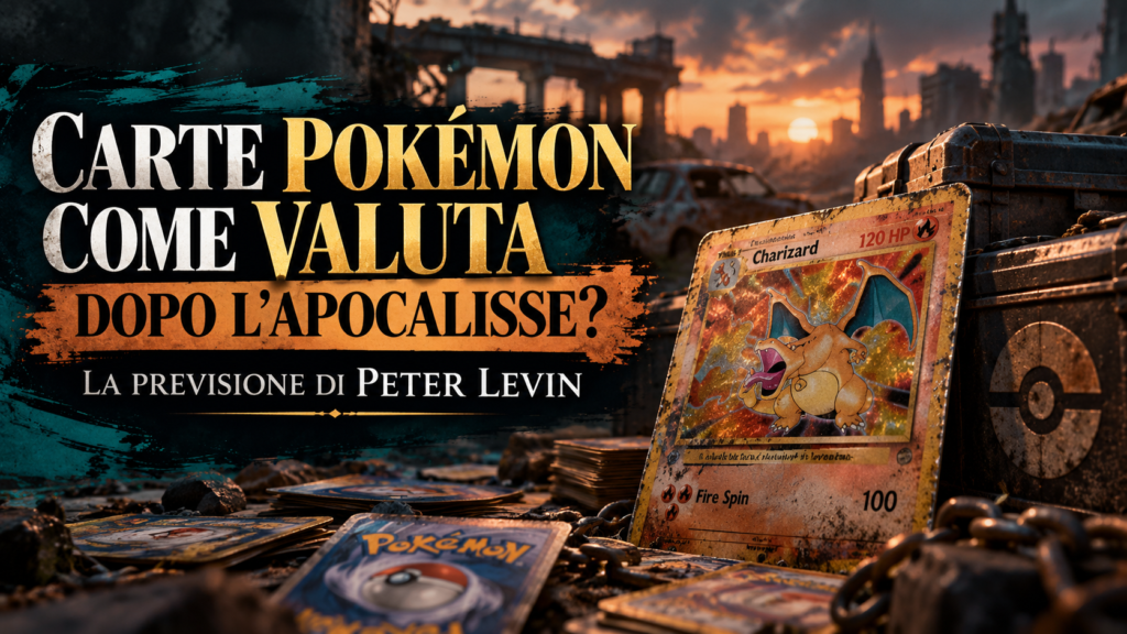 Carte Pokémon come valuta dopo l’apocalisse: la previsione di Peter Levin