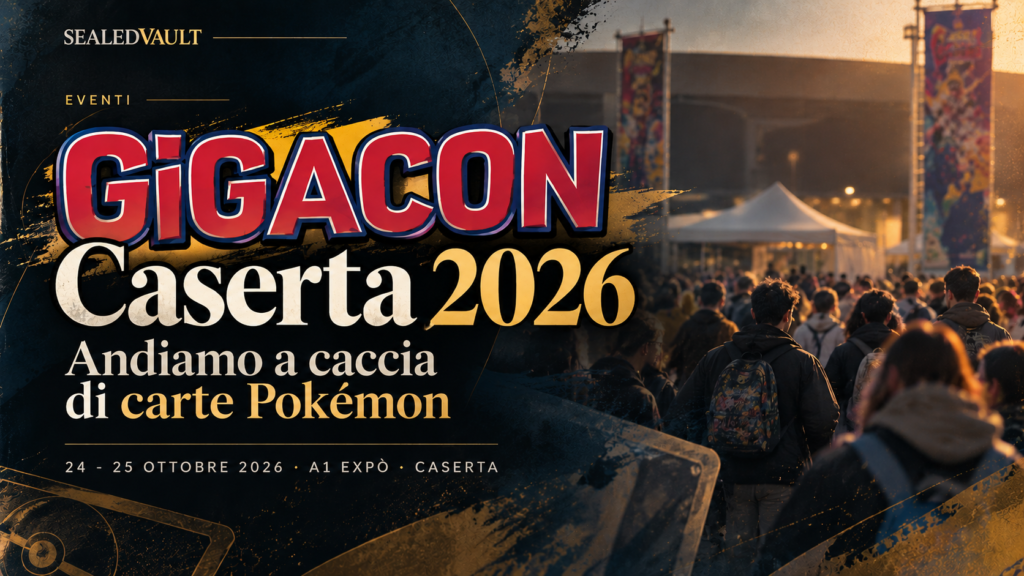 Gigacon Caserta 2026: fiera e carte Pokémon