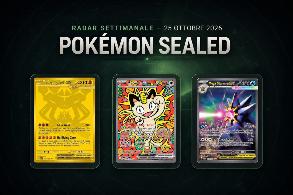 Radar Pokémon: tre carte da gradare PSA